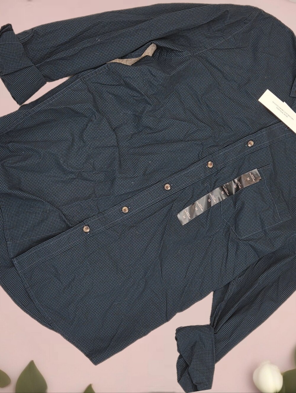 Banana Republic Button-Front Shirt slim fit untuckled Men size M
